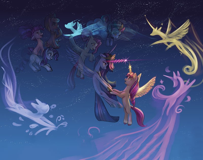 My Little Pony thema kinderkamer behang 