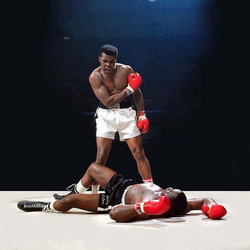 Muhammad Ali Knockout Behang