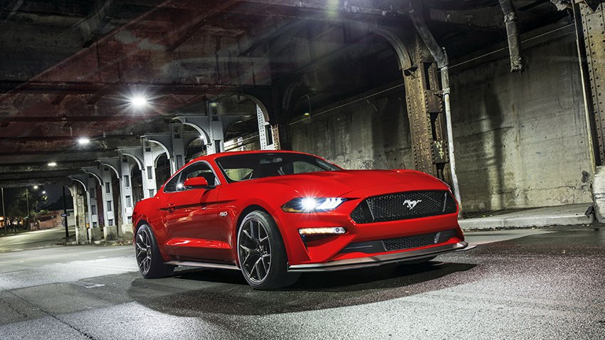 Ford Mustang Auto Geïllustreerd Behang 