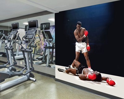 Muhammad Ali Knockout Behang