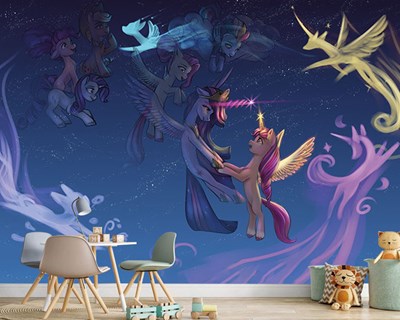 My Little Pony thema kinderkamer behang 