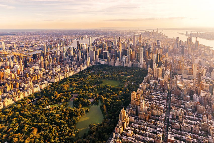 Behang met Central Park View 