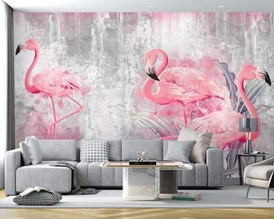 Flamingo Behang 