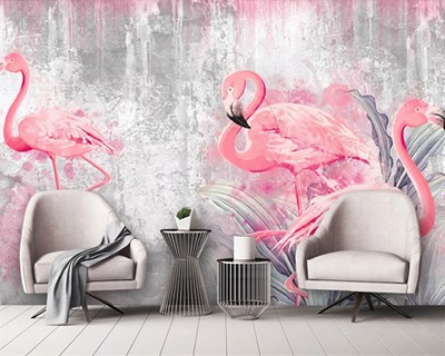 Flamingo Behang 