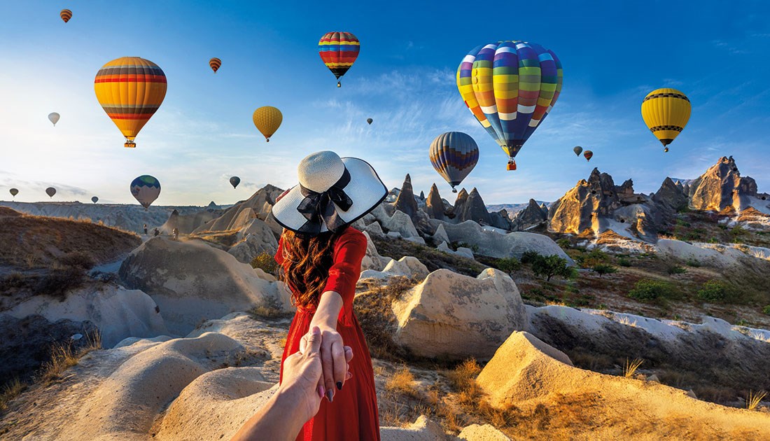 Cappadocia Balloons Themed Wallpaper