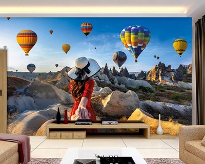 Cappadocia Balloons Themed Wallpaper
