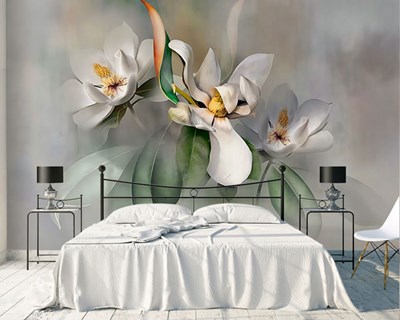 Magnolia Bloem Beeldwandbehang
