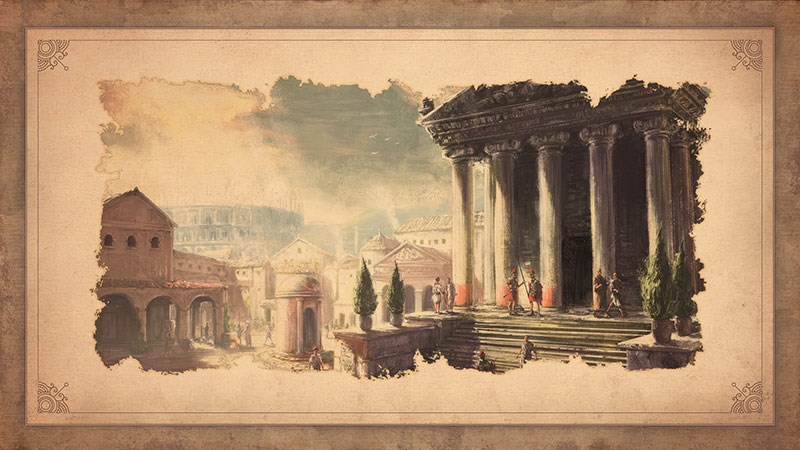 Oude Romeinse Rijk Behang