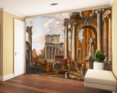 Antoninus en Faustina Tempel Behang