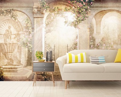 Tuin Afbeelding Behang