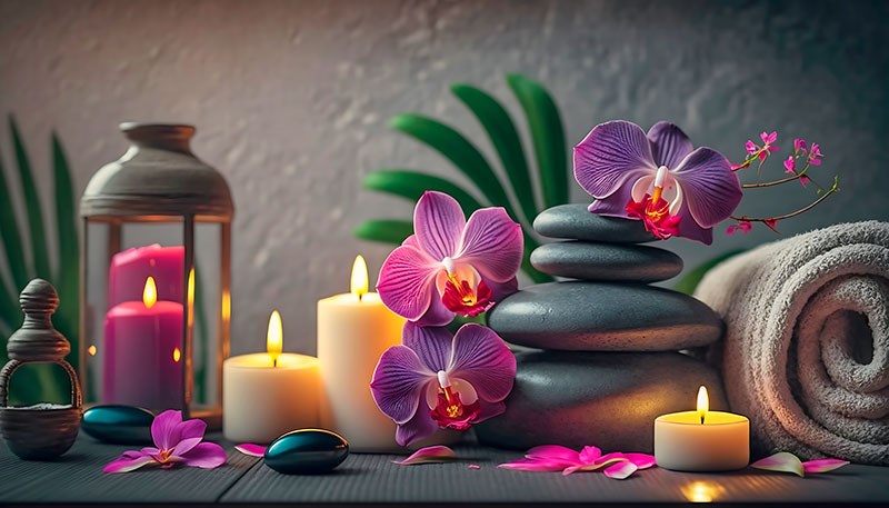Spa Centrum Behang