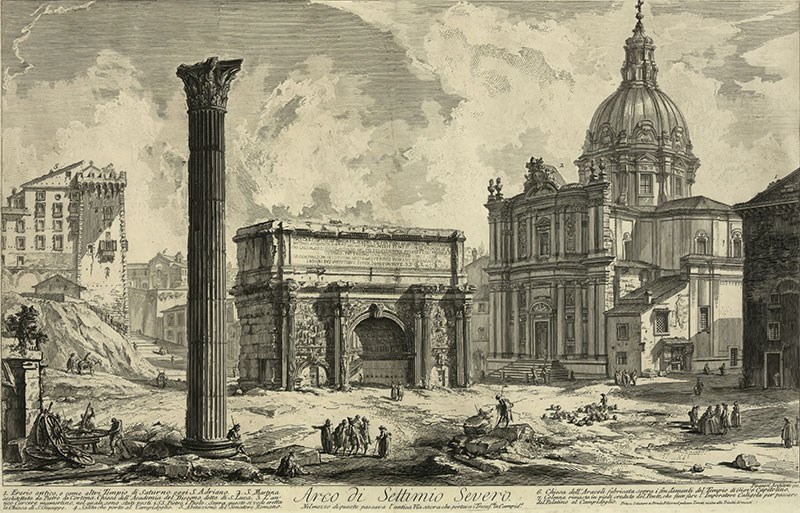 Septimus Severus-boog Afbeelding behang