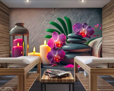 Spa Centrum Behang