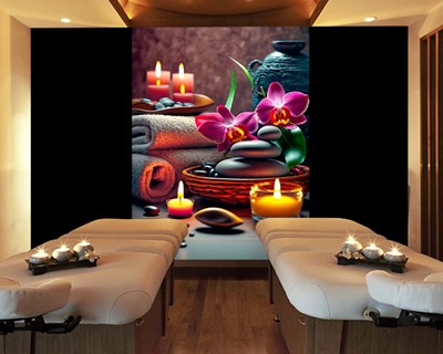 Spa-massagesalons behangpapier