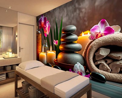 Spa Massagesalon Muurbehang