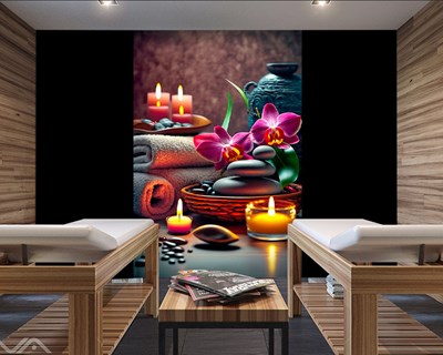 Spa-massagesalons behangpapier