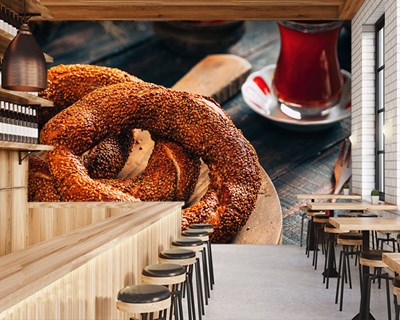 Thee Simit Afbeelding Behang 