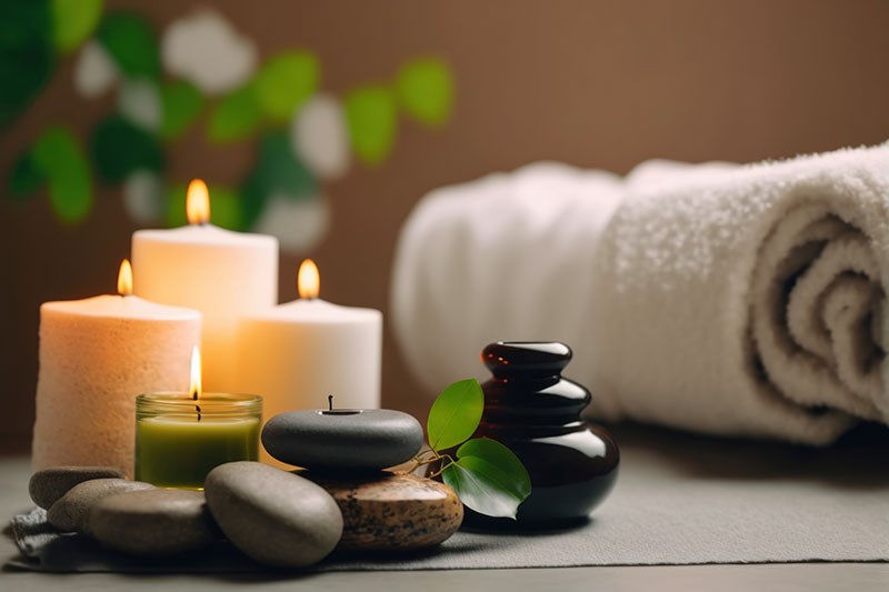 Spa-massagesalon behang