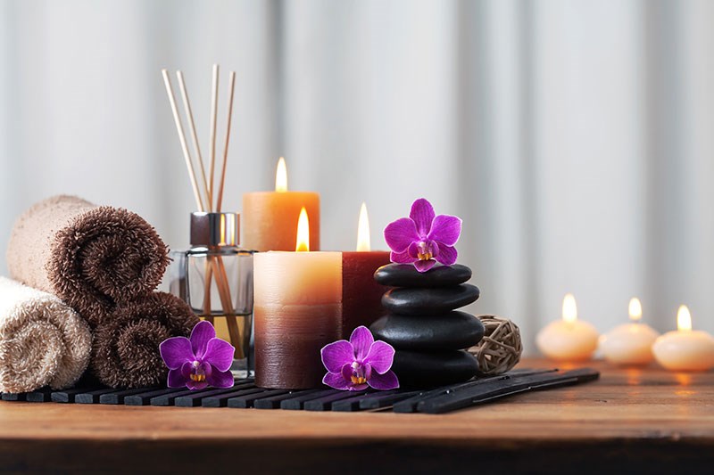Spa Massage Centrum Behang