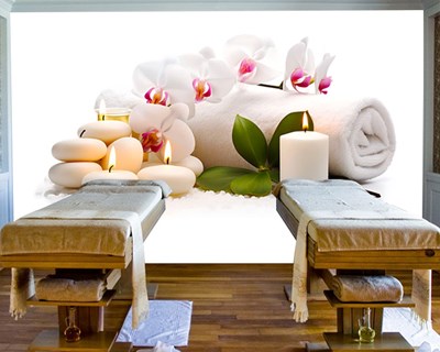 Behang voor een spa-massagesalon