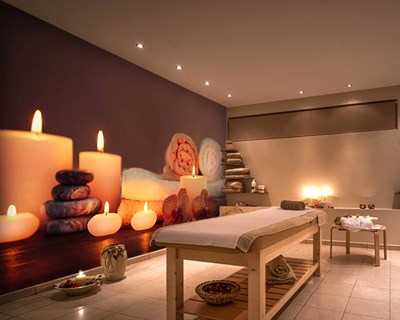 Behang voor het wellnesscentrum