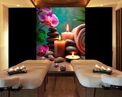 Massagesalon-thema behang