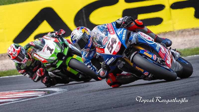 Motorrace-thema behang