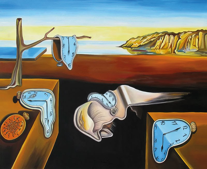 Salvador Dalí's Tijdstabel Behang