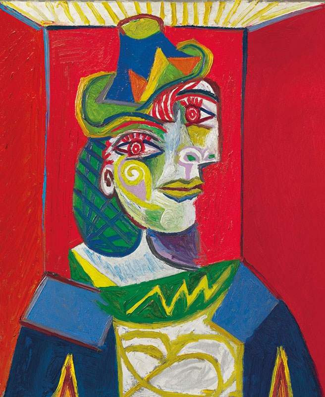 Pablo Picasso's schilderij als behang
