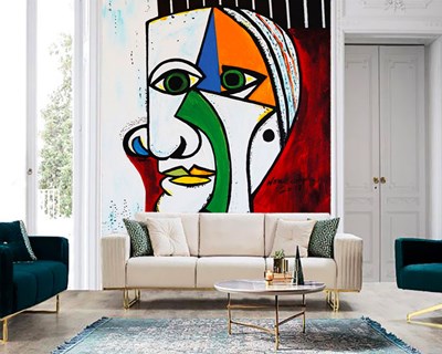 Pablo Picasso's schilderij als behang