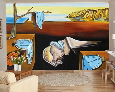 Salvador Dalí's Tijdstabel Behang