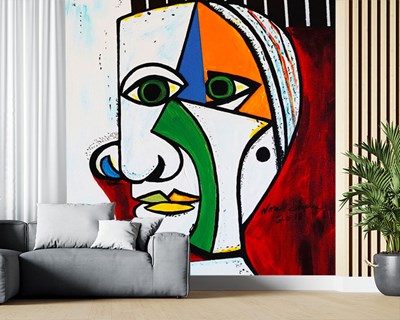 Pablo Picasso's schilderij als behang