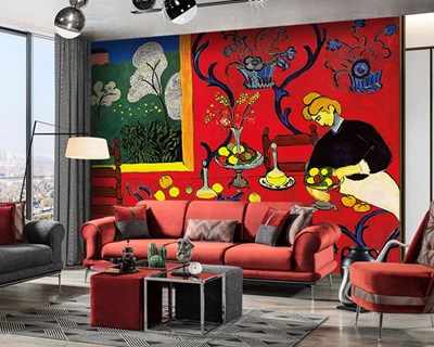 Henri Mattisen's beroemde schilderij behang
