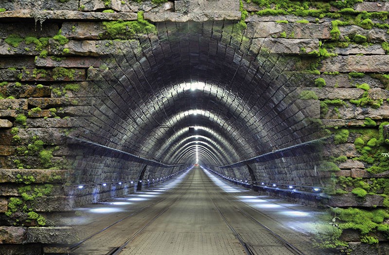 3D Tunnel View Wallpaper