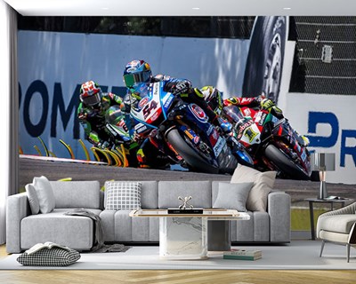Motorrace Herinnering Behang