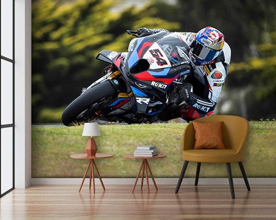 Motorrace-thema behang