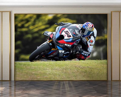 Motorrace-thema behang