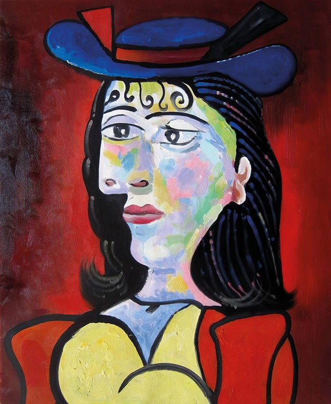 Picasso's Portret van een meisje als behang