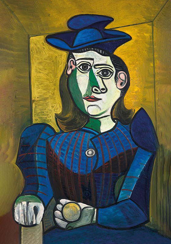 Picasso's Canvas Schilderij Behang