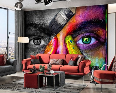 Kunst en Mensen als Thema Behang