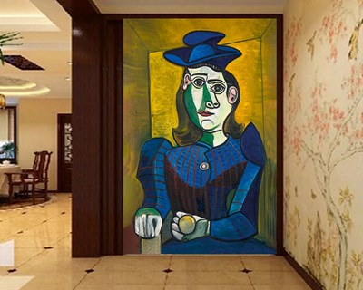 Picasso's Canvas Schilderij Behang