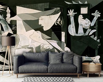 Pablo Picasso's schilderij als behang 