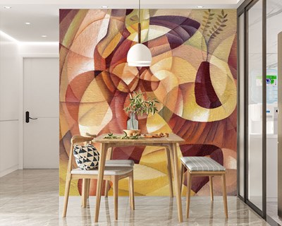Abstract Nu Canvas Schilderij Behang