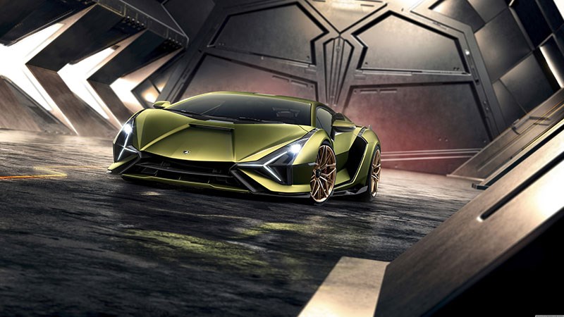 Lamborghini-merk autobehang