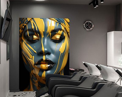 Schoonheidscentrum-thema behang