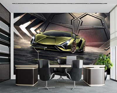 Lamborghini-merk autobehang