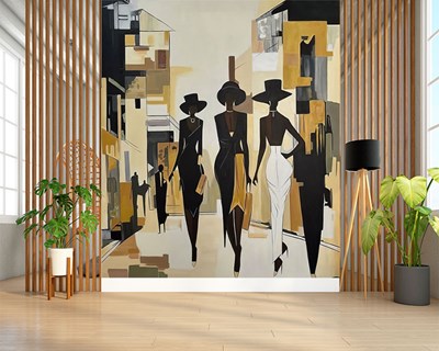 Boetiek-thema behang 