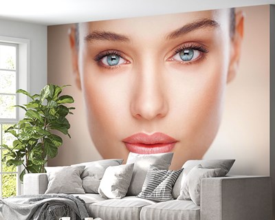 Mooie vrouw afbeelding behang