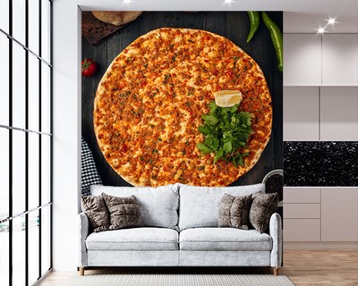 Turkish Lahmacun-thema behang
