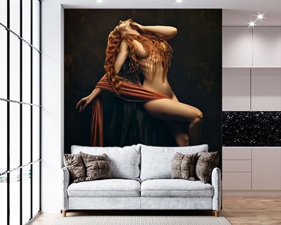 Klassieke kunst naaktportret behang